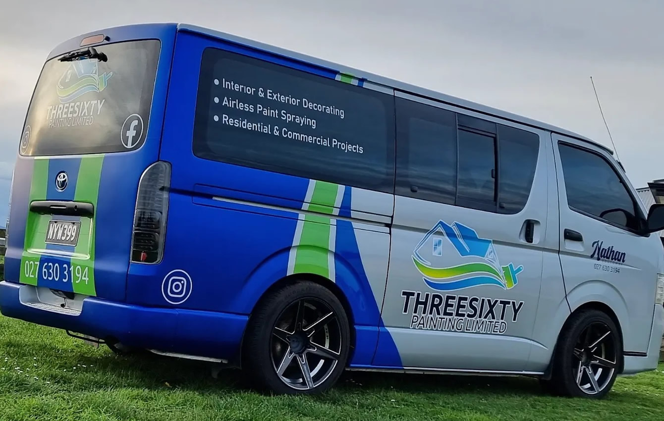 Company Van Of ThreeSixty Painting Ltd In Hawera South Taranaki NZ
